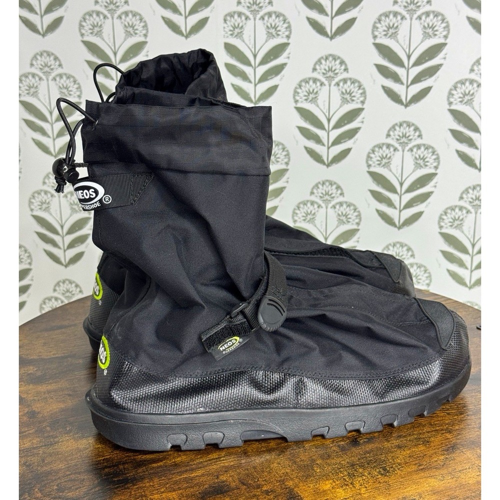 NEOS Voyager VNN1 Waterproof Nylon Overshoes Boot Covers Black XXL 13.5-15 NEW